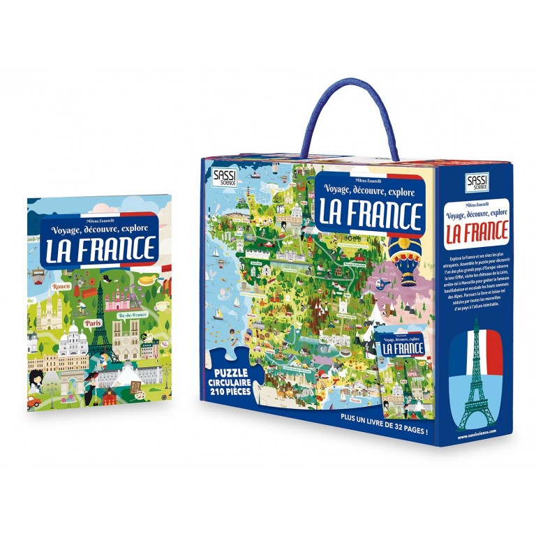 Puzzle de la France, Géographie 3-6 et 6-12 ans